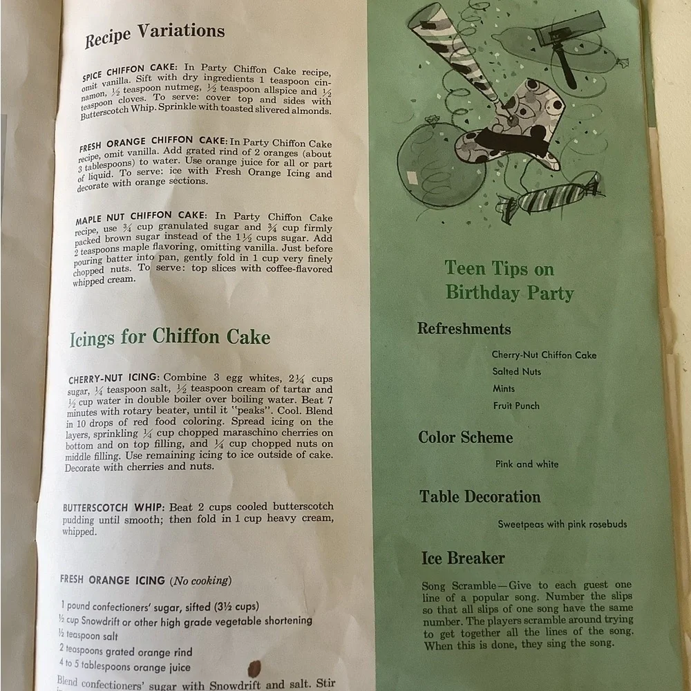Vintage Baking Fun and Facts For Teens